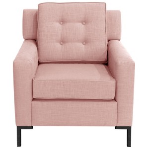 Henry Arm Chair Linen Blush - Cloth & Co