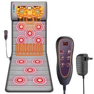 iMountek
"Full Body Electric Massage Mat with Heat & Vibration – Neck Pillow, 10 Motors, Timer for Ultimate Relaxation"Gray - 1 of 4