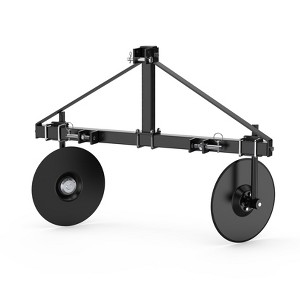 48" Adjustable Disc Bedder, Heavy Duty Garden Disc Plow Compatible for Category 1, 3 Point Quick Hitch for Tractor - 1 of 4