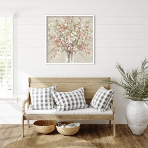 Amanti Art Peach Blossom Bouquet by Asia Jensen Framed Wall Art Print - 1 of 4