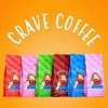 Crave Beverages Ground Coffee Bags 10 oz each, Flavored Variety Coffee, 6 bags - 2 of 4