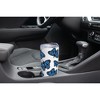 Elanze Designs 20 oz Stainless Steel On the Go Insulated Travel Tumbler With Push Top Lid, Vibrant Blue Monarch Butterfly Pattern White - 3 of 4