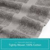 6 Pack Gray Bath Towels, 24x50, 100 Cotton, 515 GSM, Lightweight Soft 24” X 50” - 4 of 4