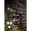 Minka Lavery Rustic Outdoor Wall Light Fixture Heritage Bronze Lantern 13 3/4" Beveled Glass Panels for Post Exterior Porch Patio - 2 of 3
