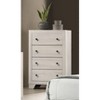 PAGED Dresser with Drawers Contemporary Glam Style Storage Drawers with Embossed Crocodile Patten for Living Room, Hallway, Office - 4 of 4