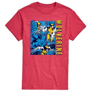 Men's - Marvel - Wolverine Comic Book Panels Short Sleeve Graphic T-Shirt - 1 of 4