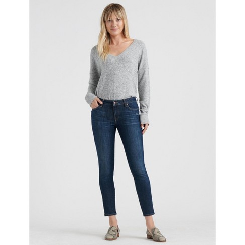 Lucky Brand Women's Low Rise Lolita Skinny Jean - Heather Clean - Dark Blue  34x27 : Target