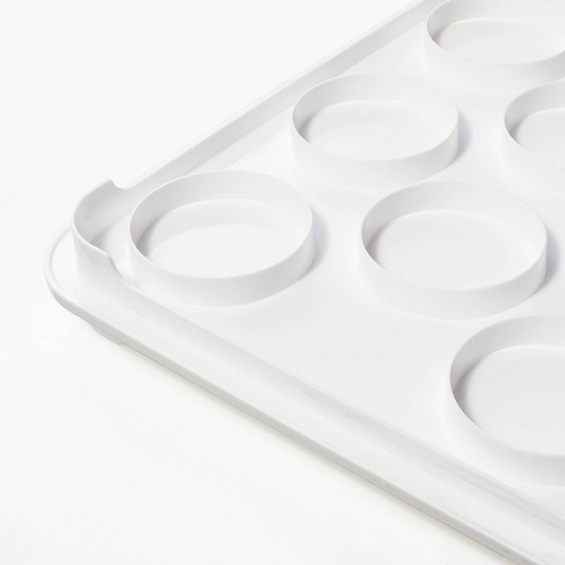Plastic Rectangle Cupcake Carrier Clear/White/Gray - Figmint&#8482;, 4 of 7