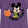 Girls' - Disney - Game Face Basketball Fitted Short Sleeve Graphic T-Shirt - 2 of 4