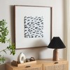 Nova - 30" X 30" - White/Black - Polyester/Wood/MDF/Glass - Framed Wall Art - WLA1901 - Safavieh - 2 of 4