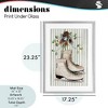 Stupell Industries Winter Ice Skates on Stripes Framed Print Under Glass Art - 4 of 4