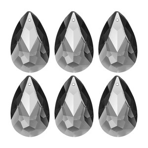 Unique Bargains DIY Hanging Grid K9 Crystal Pendant Oval beads 6 Pcs - 1 of 4