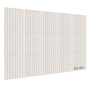 15-Pack Large Felt Bulletin Board, 59x36 Inch with Pushpins | Cork Alternative for Office, Home & School Decor - 1 of 4
