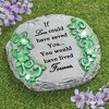 Collections Etc Glow-in-the-Dark Scrolling Flowers Memorial Stone - 2 of 2