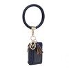 MKF Collection Jordyn Vegan Leather Bracelet Keychain with a Credit Card Holder by Mia K - 2 of 3