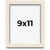 PosterPalooza | Photo Size Barnwood Shadow Box White Picture Frame - UV Acrylic, Backing, Hanging Hardware - 2 of 4