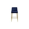 Meridian Furniture,Karina Navy Velvet Stool, Set of 2 - 3 of 4