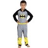 DC Comics Big Boys' Superhero Character Hooded Union Suit Footless Pajamas Costume - image 2 of 3