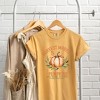 Simply Sage Market Women's Harvest Market Pumpkin Short Sleeve Garment Dyed Tee - 3 of 4
