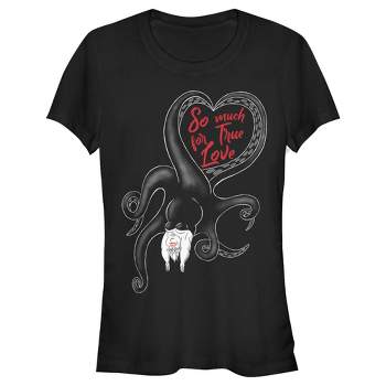 Juniors Womens The Little Mermaid Ursula The Sea Witch So Much For True Love T-Shirt