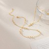 Dainty Cross Necklace for Women & Teens: Sterling Silver or Gold Plated Layered Choker with Stackable Pendant, Trendy Gift - 3 of 4