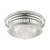 Livex Lighting Berwick 3 - Light Flush Mount in  Polished Nickel - 4 of 4