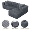 Kumasinova 105" L-Shaped Modular Sofa, Spring-Free Foam Sofa – Kid & Pet Friendly, Eco-Friendly, Modern Couch for Living Room (Right Chaise) - 2 of 4