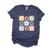 Simply Sage Market Checkered Flowers Short Sleeve Tee - 2 of 4