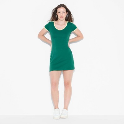 Женские платья Wild Fable Women's Cap Sleeve Sporty A-Line Mini Dress - Wild Fable™ Dark Teal Green XXS — фото 2