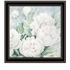 HomeRoots Peaceful Peonies In Full Bloom Black Framed Print Wall Art - 4 of 4