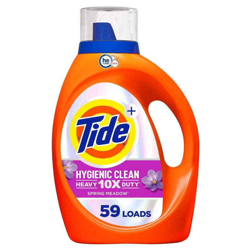 Tide Spring Meadow Hygienic Clean High Efficiency Heavy Duty Laundry Detergent Liquid Soap, 1 of 11