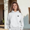 Dalix Butterfly Embroidery Midweight Fleece Sweatsuit Set Hoodie Jogger Soft Fleece Relaxed Fit Lounge Womens - 4 of 4