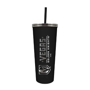 NHL Vegas Golden Knights 24oz Skinny Tumbler with Straw - 1 of 4
