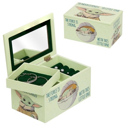 Disney Star Wars The Mandalorian Grogu SO MUCH CUTENESS SO LITTLE TIME Jewelry Organizer Box