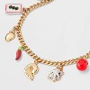 Mixed Large Scale Charm Pendant Necklace - Universal Thread™ Gold - 4 of 4