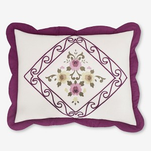BrylaneHome Ava Embroidered Cotton Sham - 1 of 2