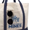 Colorado School of Mines Canvas Tote Bag With External Pocket, Reusable Shoulder Bag for Shopping, School, Beach - 2 of 4
