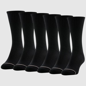 Goldtoe Signature Collection Women's 6pk Modern Essentials Cotton Crew Socks - 4-10 - 1 of 3