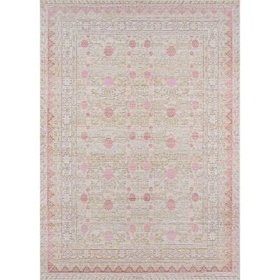 5'3"x7'3" Isabella Hermione Area Rug Pink - Momeni