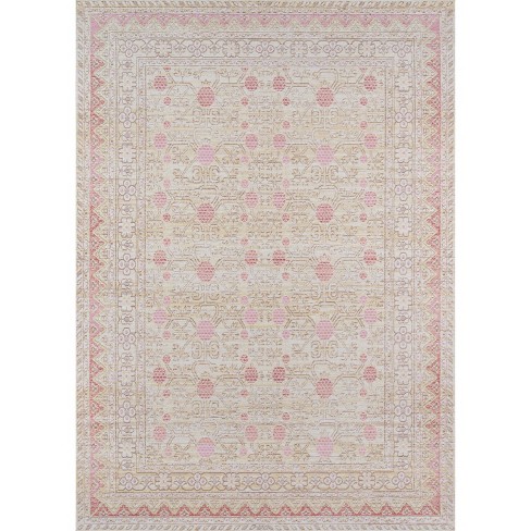 Mother Pink Chenille Rug