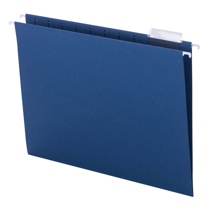 Smead Hanging File Folder with Tab, 1/5-Cut Adjustable Tab, Letter Size, 25 per Box, 4 of 7