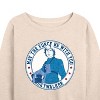 Women's - Star Wars - Luke Sykwalker Americana Lightweight French Terry Wide Neck Long Sleeve Shirt - 2 of 4