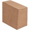 Juvale 200-Pack Disposable Bamboo Kraft Paper Cocktail Napkins 7.8"x4.4" Brown Party Supplies - 4 of 4