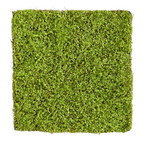 Nearly Natural 20 in. x 20 in. Artificial Moss Mat