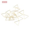 Unique Bargains Triangle Hollow Open Bezel Linking Ring for Jewelry Making 20 Pcs - 3 of 4