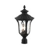 Livex Lighting Oxford 3 - Light Post Light in  Textured Black - 2 of 2