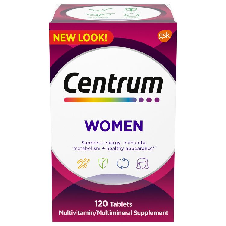 Centrum Women Multivitamin/Multimineral Supplement Tablets - 120ct, 1 of 10