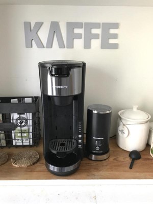 Frigidaire - Stainless Steel Single Serve Coffee Maker | 2 in 1 Ground  Coffee & K Cup Coffee Machine | 14 oz Brew Capacity with Adjustable Drip  Tray