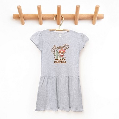 The Juniper Shop Howdy Partner Dog Toddler Graphic Dress