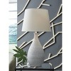 Signature Design by Ashley Wyattford 32.75" Metal Modern Table Lamp with Empire Shade, Textured White and Black Speckle Finish, 3-Way Switch - 2 of 4
